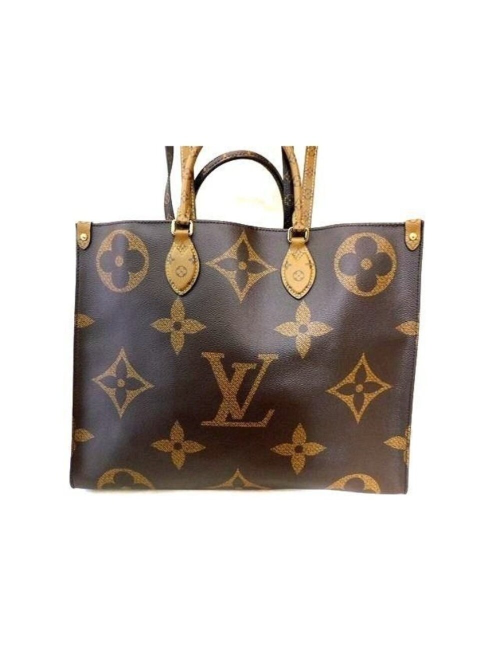 Louis Vuitton On The Go GM 2-Way Tote Bag Giant Monogram Reverse